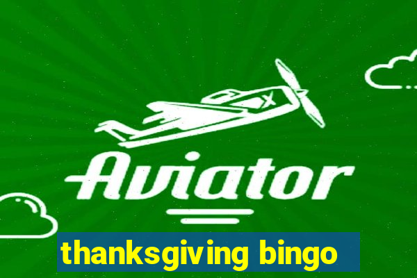 thanksgiving bingo